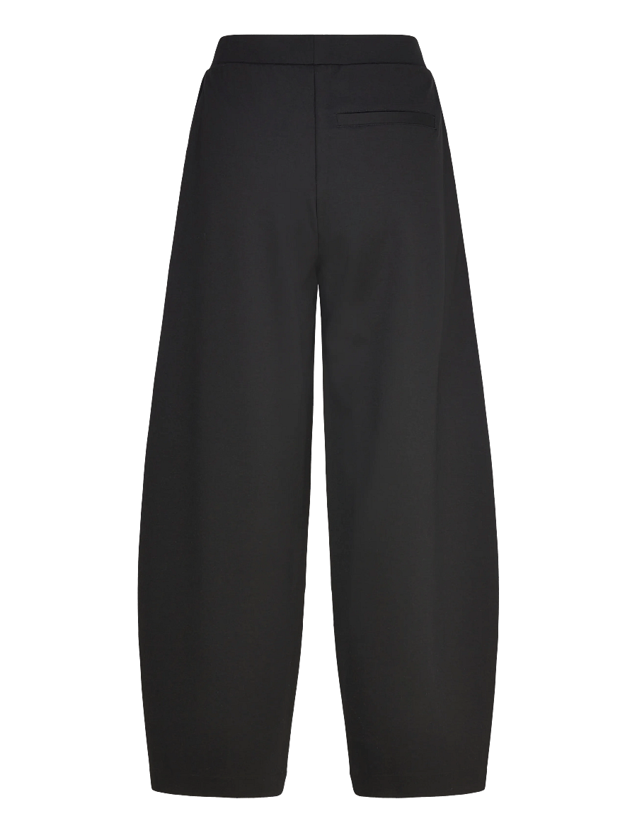 Residus - LYNDON PANTS - barrel püksid - black - 2
