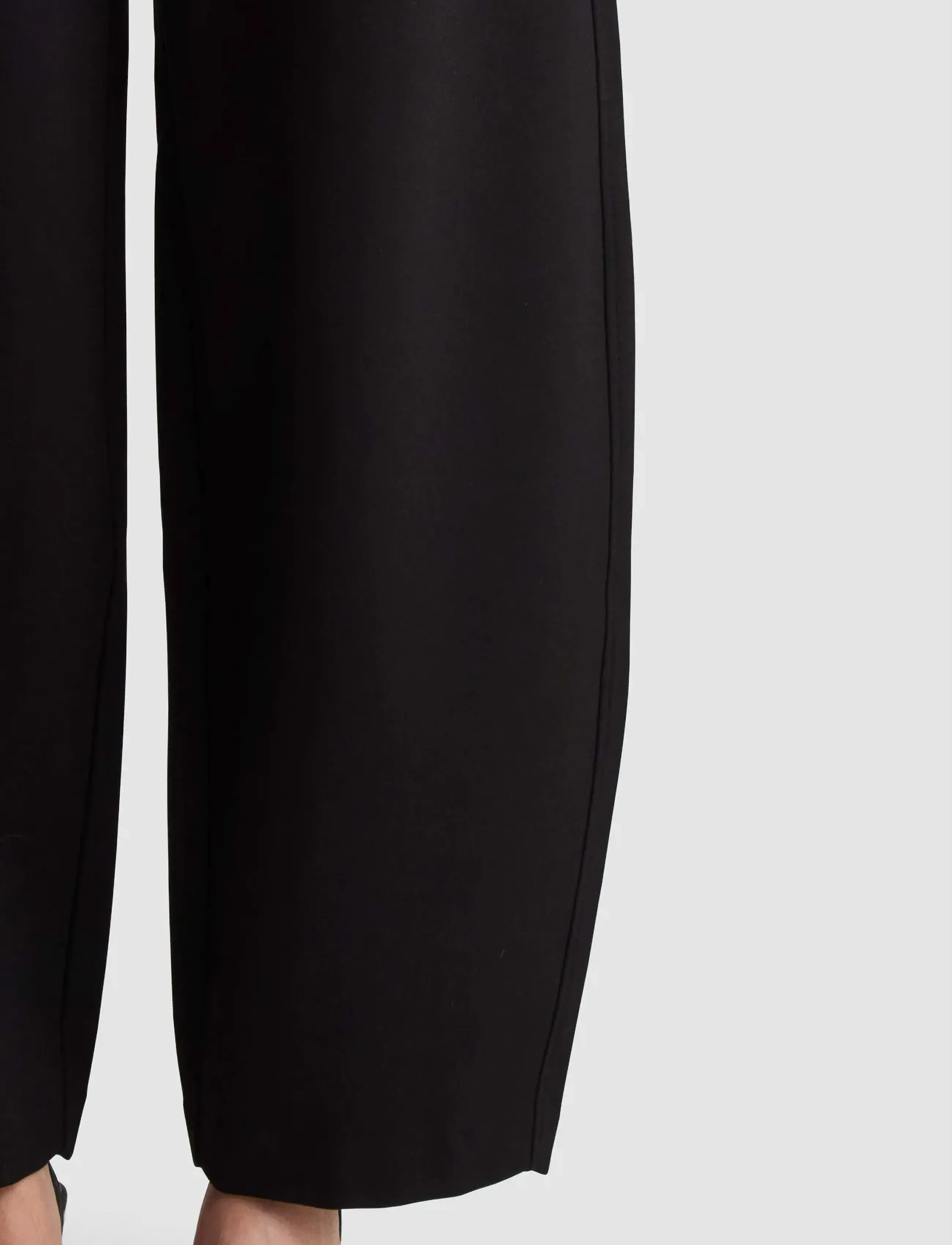 Residus - LYNDON PANTS - barrel püksid - black - 4