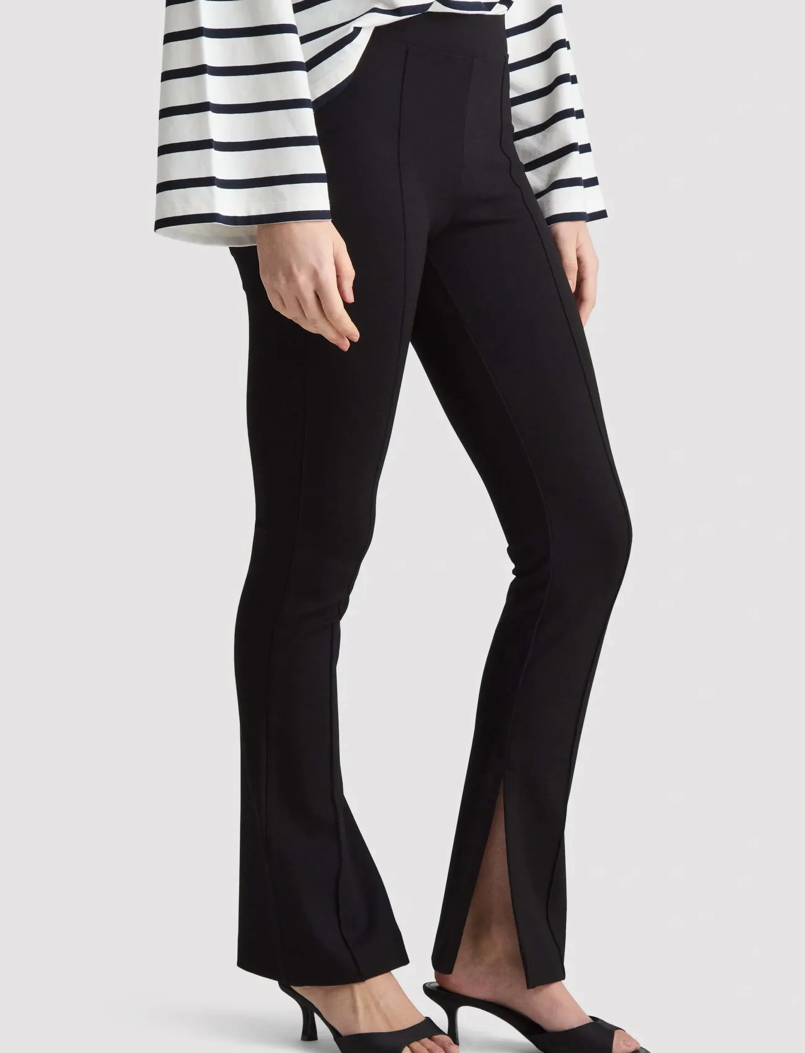 Residus LUCY PANTS - Trousers - BLACK / black