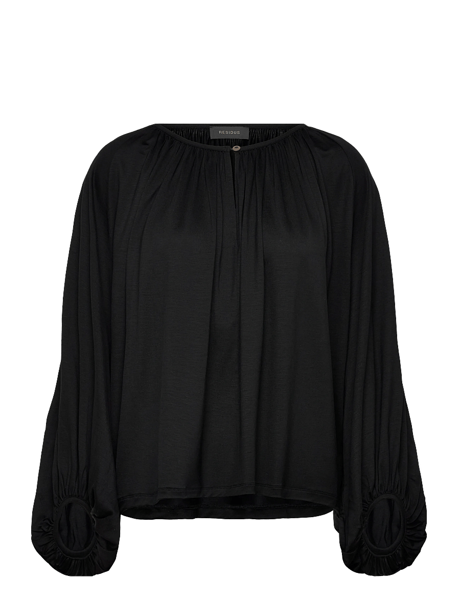 Residus - CHLOE TOP - langärmelige blusen - black - 1
