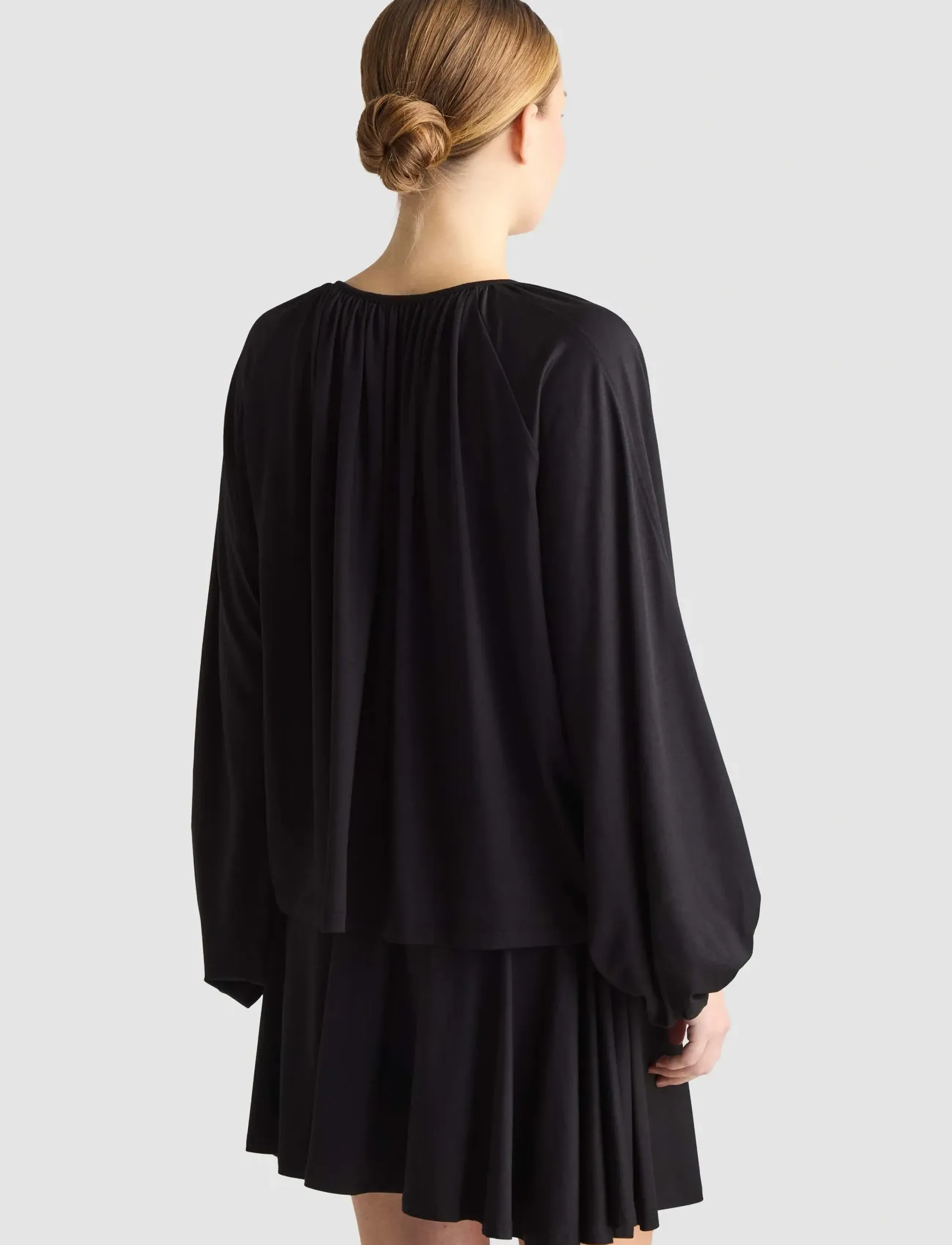 Residus - CHLOE TOP - långärmade blusar - black - 3