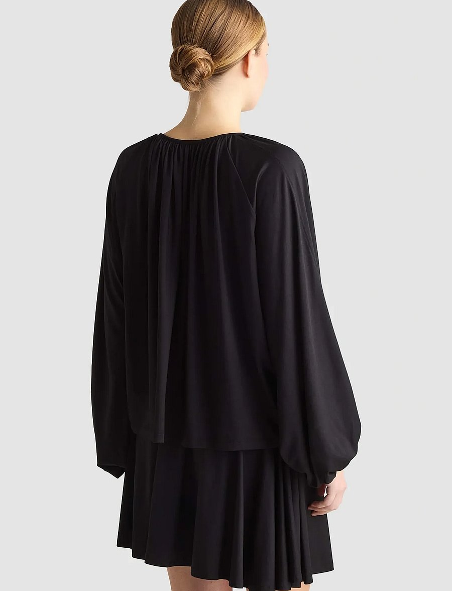 Residus - CHLOE TOP - langärmelige blusen - black - 3