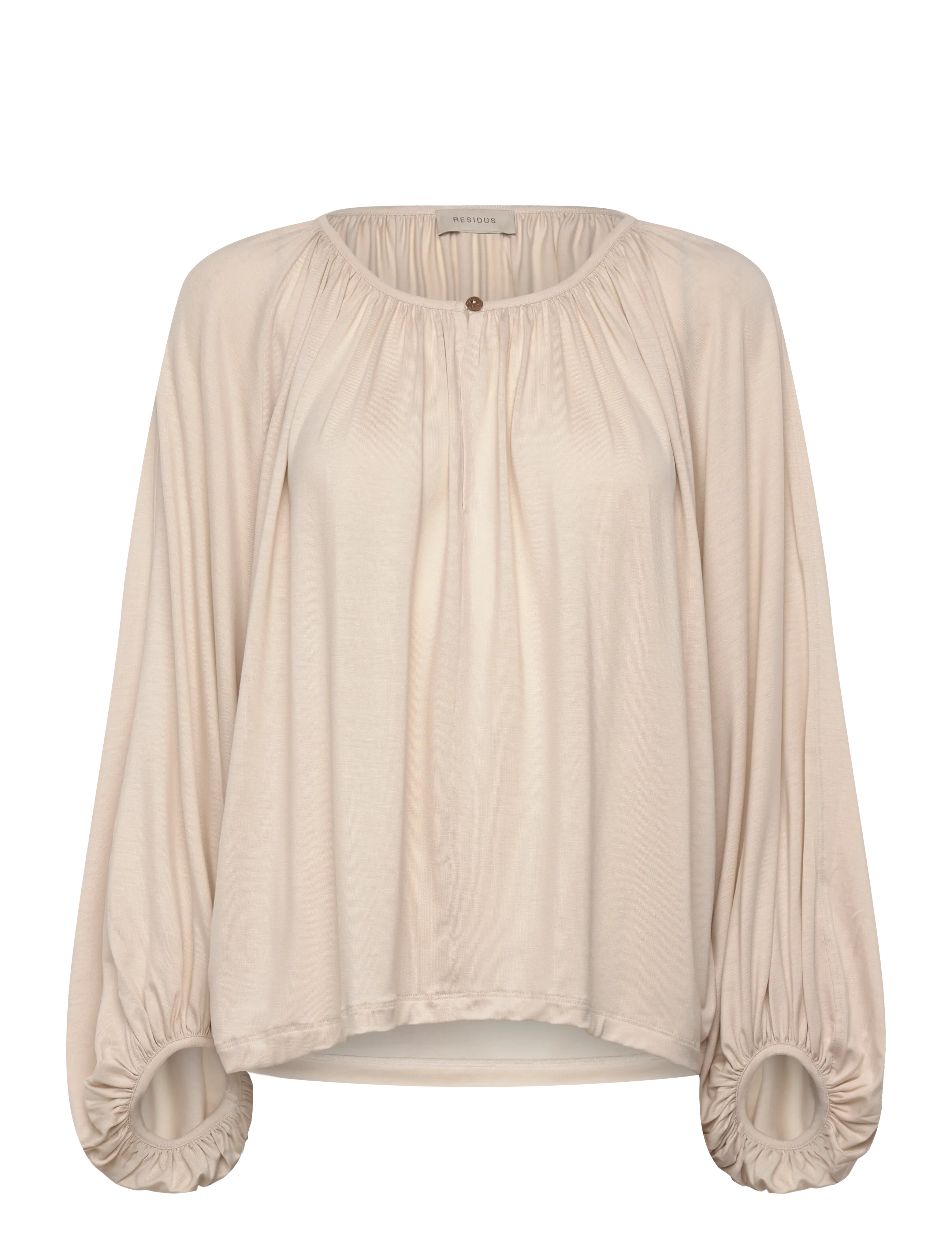 Residus CHLOE TOP - Swedish brands - OYSTER / cream
