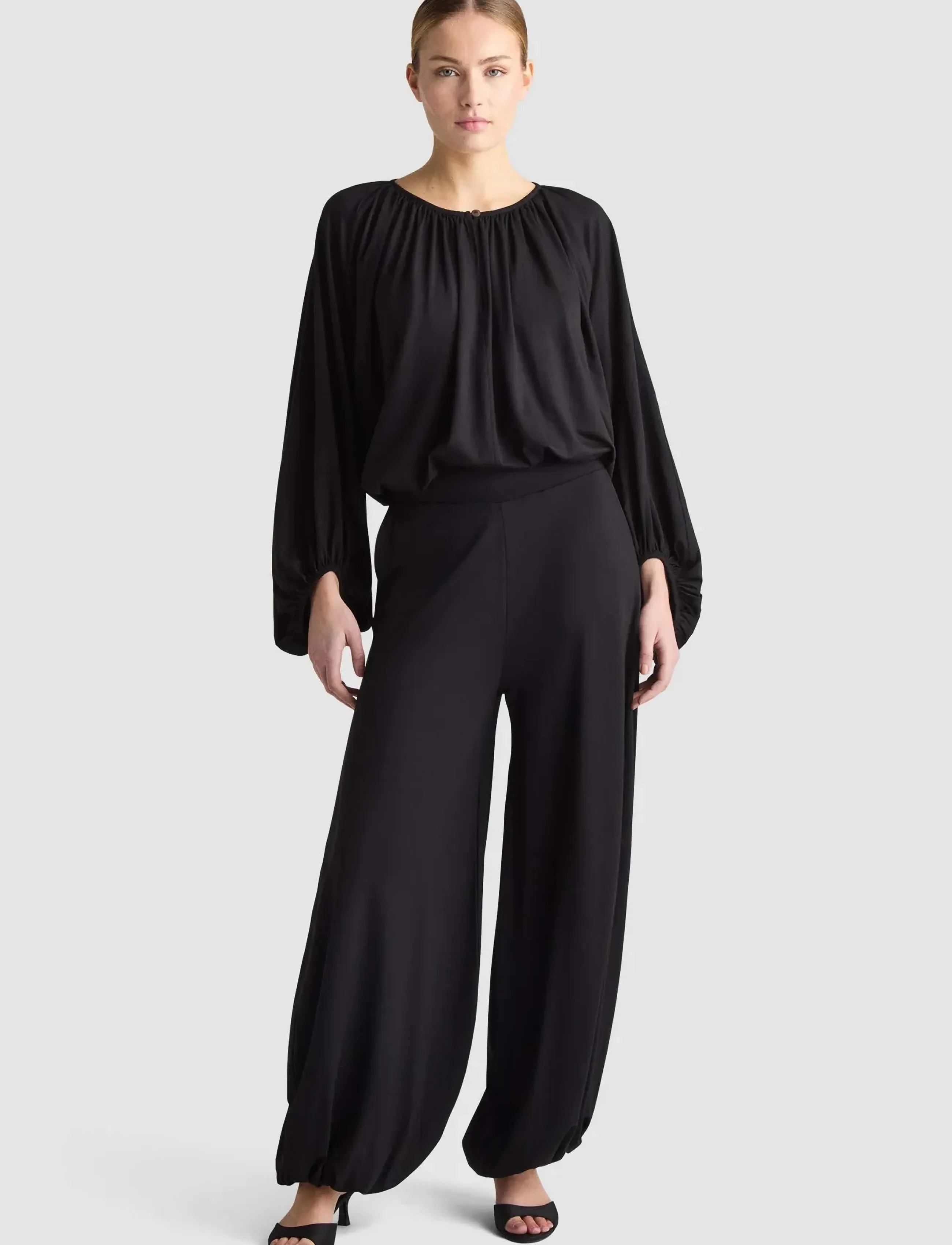 Residus CARACAS PANTS - Clothing - BLACK / black