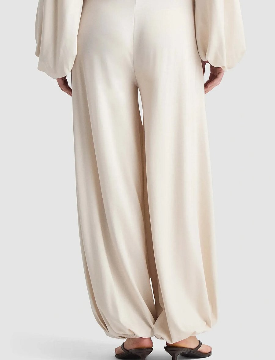 Residus - CARACAS PANTS - laia säärega püksid - oyster - 3