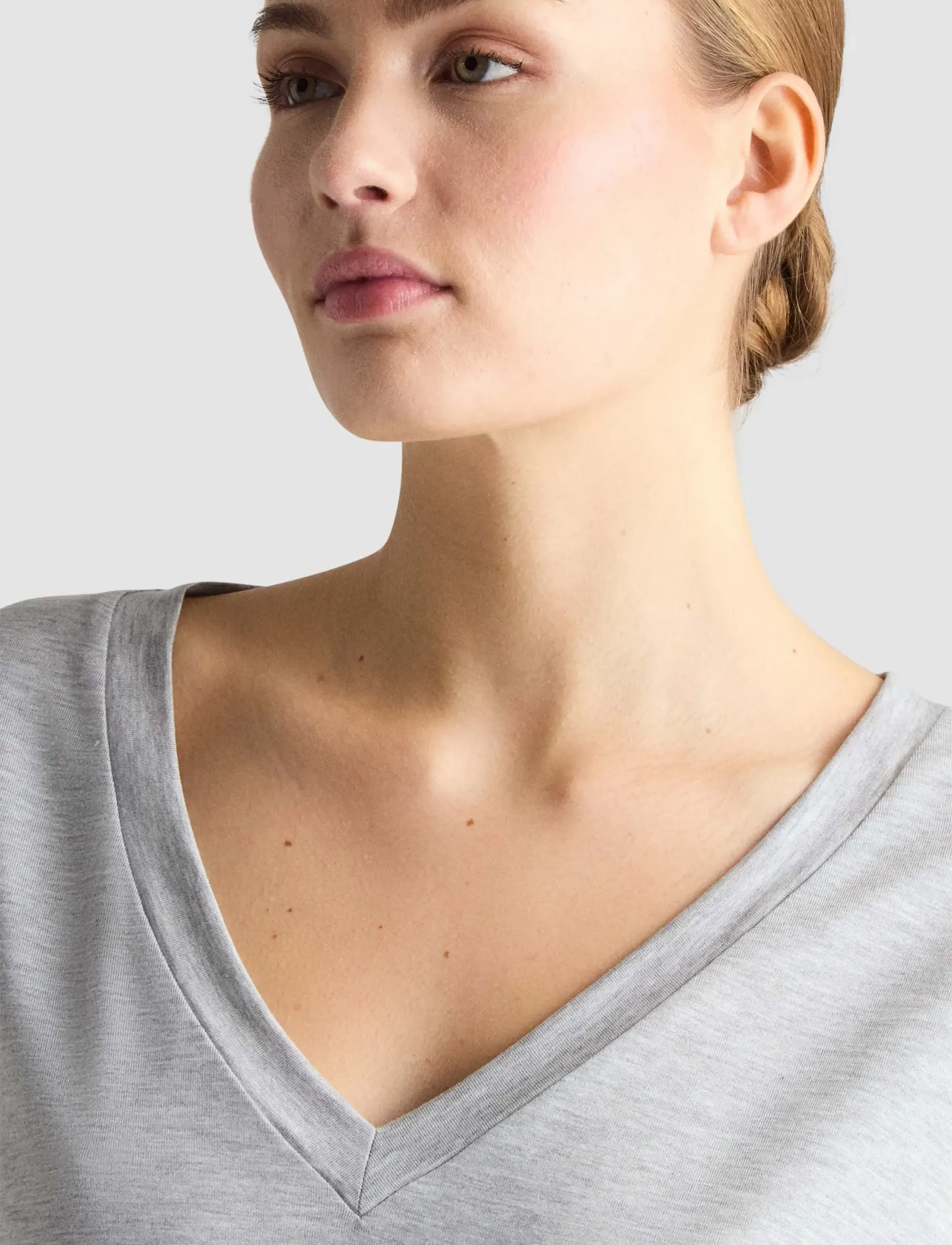 Residus - SISI TEE - t-shirts - grey melange - 4