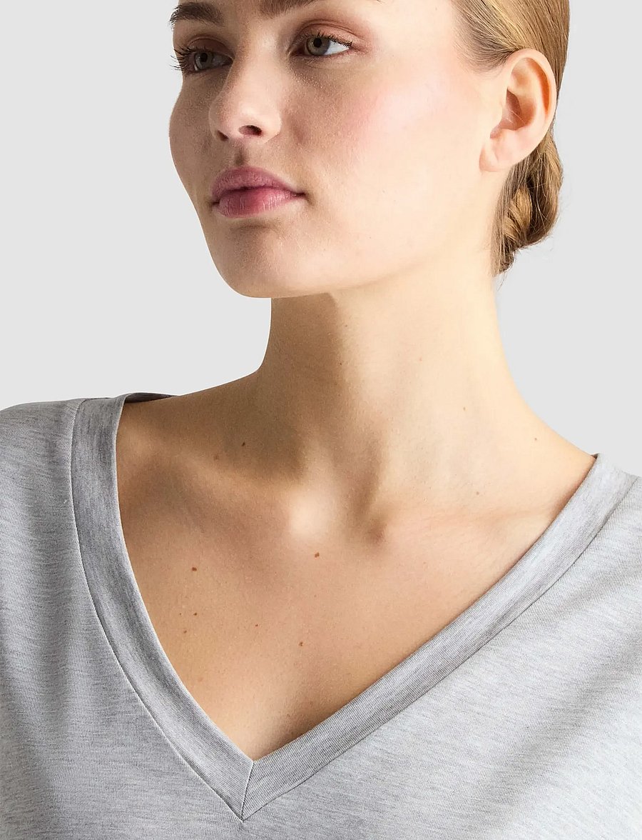 Residus - SISI TEE - t-shirts - grey melange - 4
