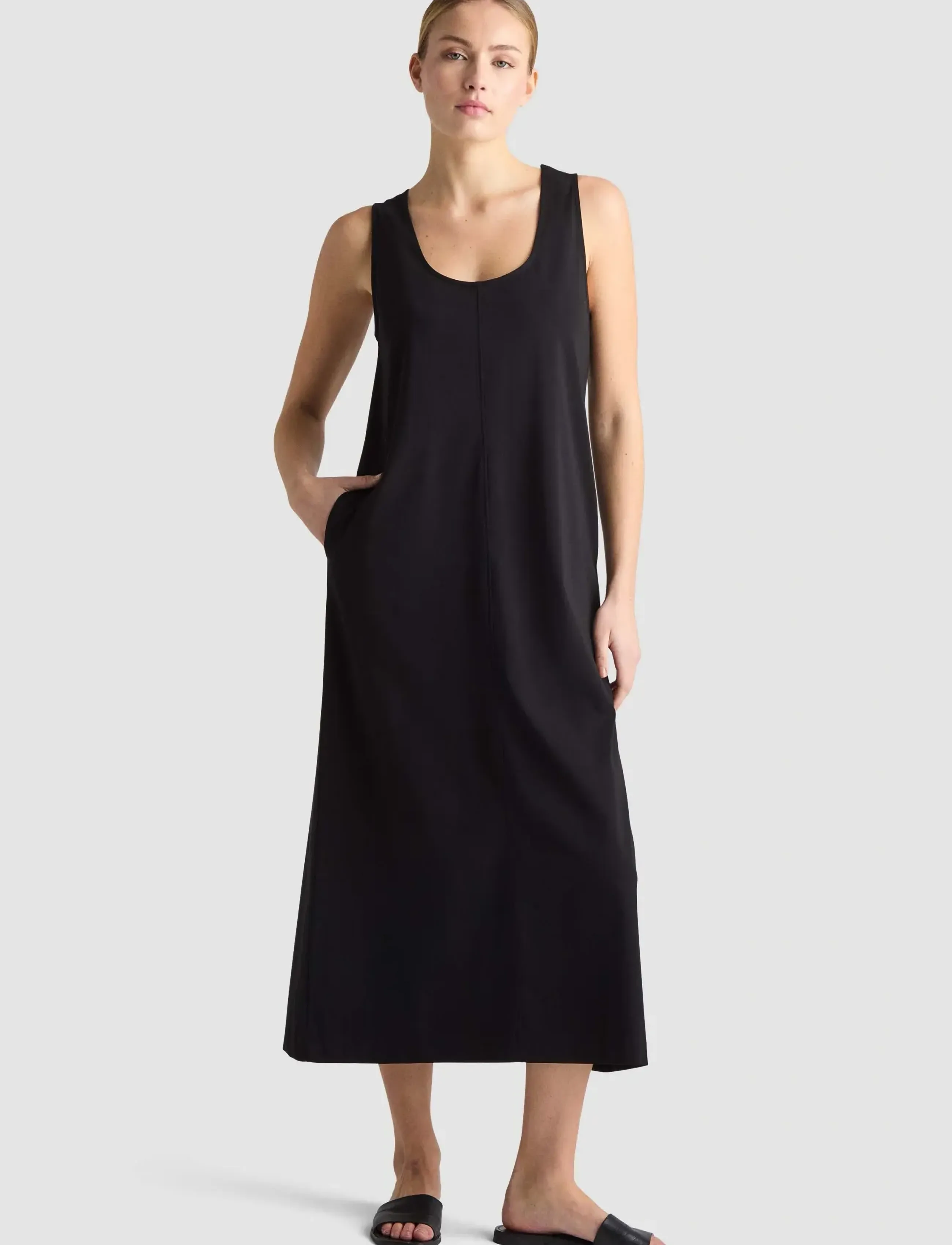 Residus BERTA DRESS - Swedish brands - BLACK / black
