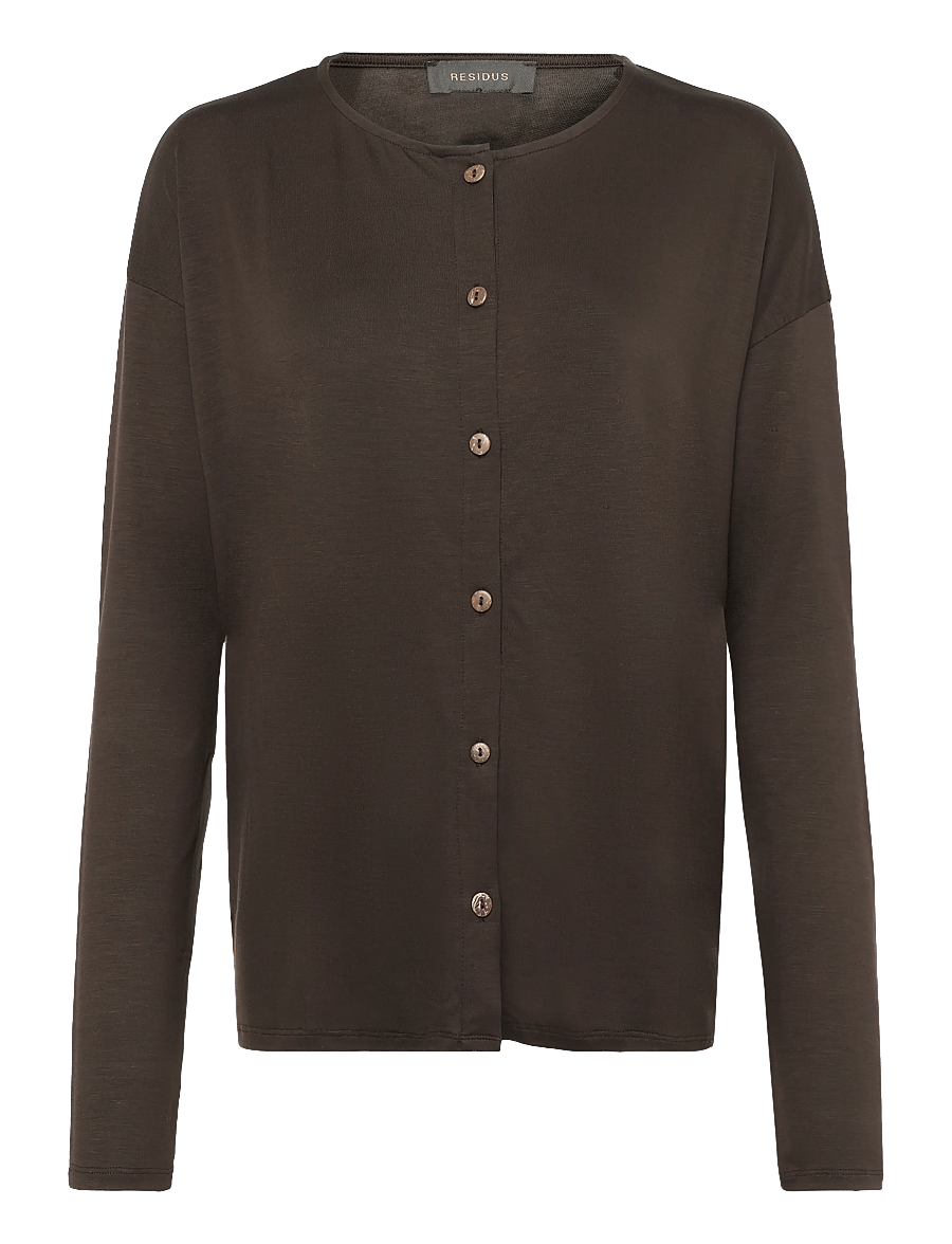 Residus - GIZA CARDI - cardigans - ganache - 0