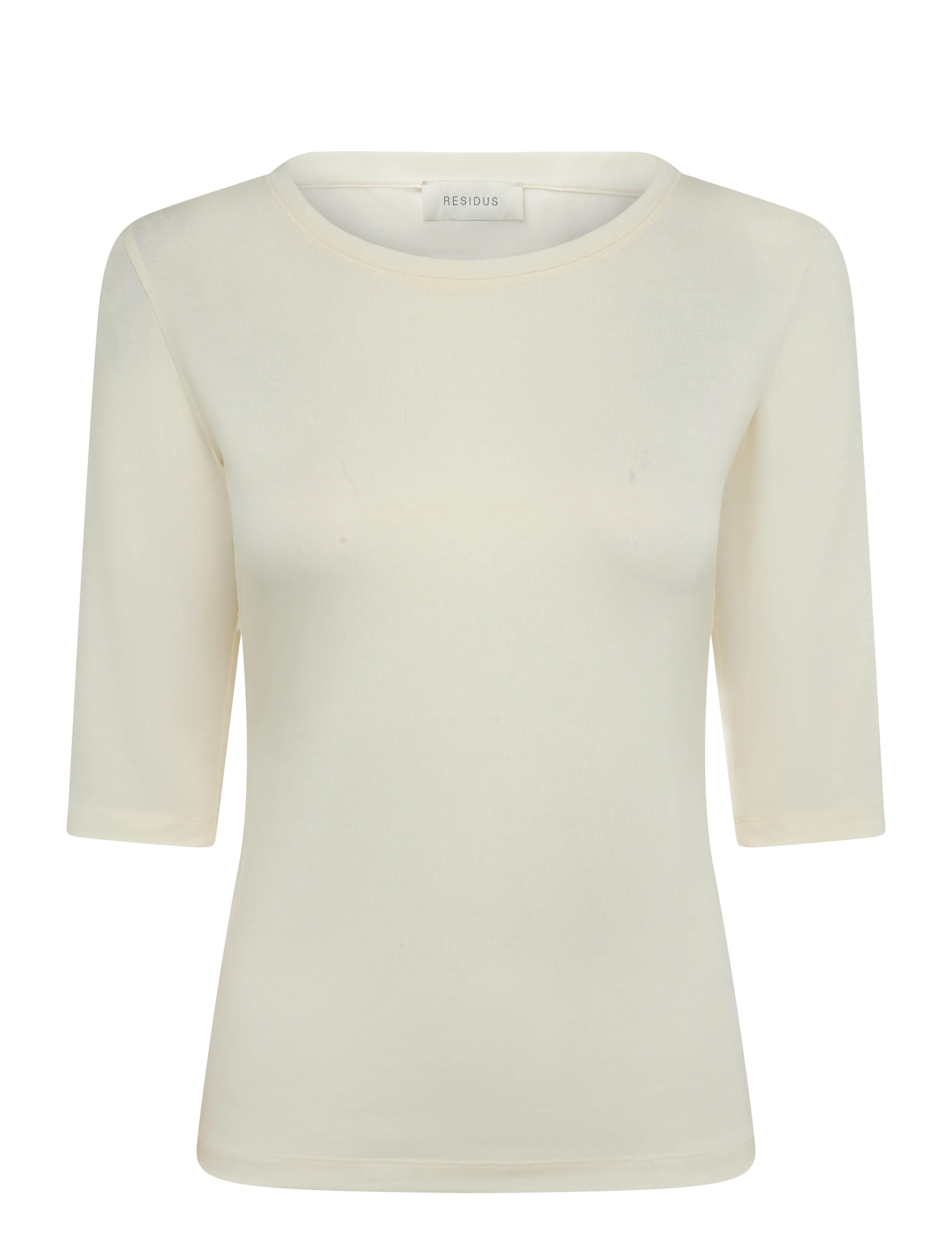 Residus Caline Top, Damen, Dreiviertelarm Top, Creme, Gr.L