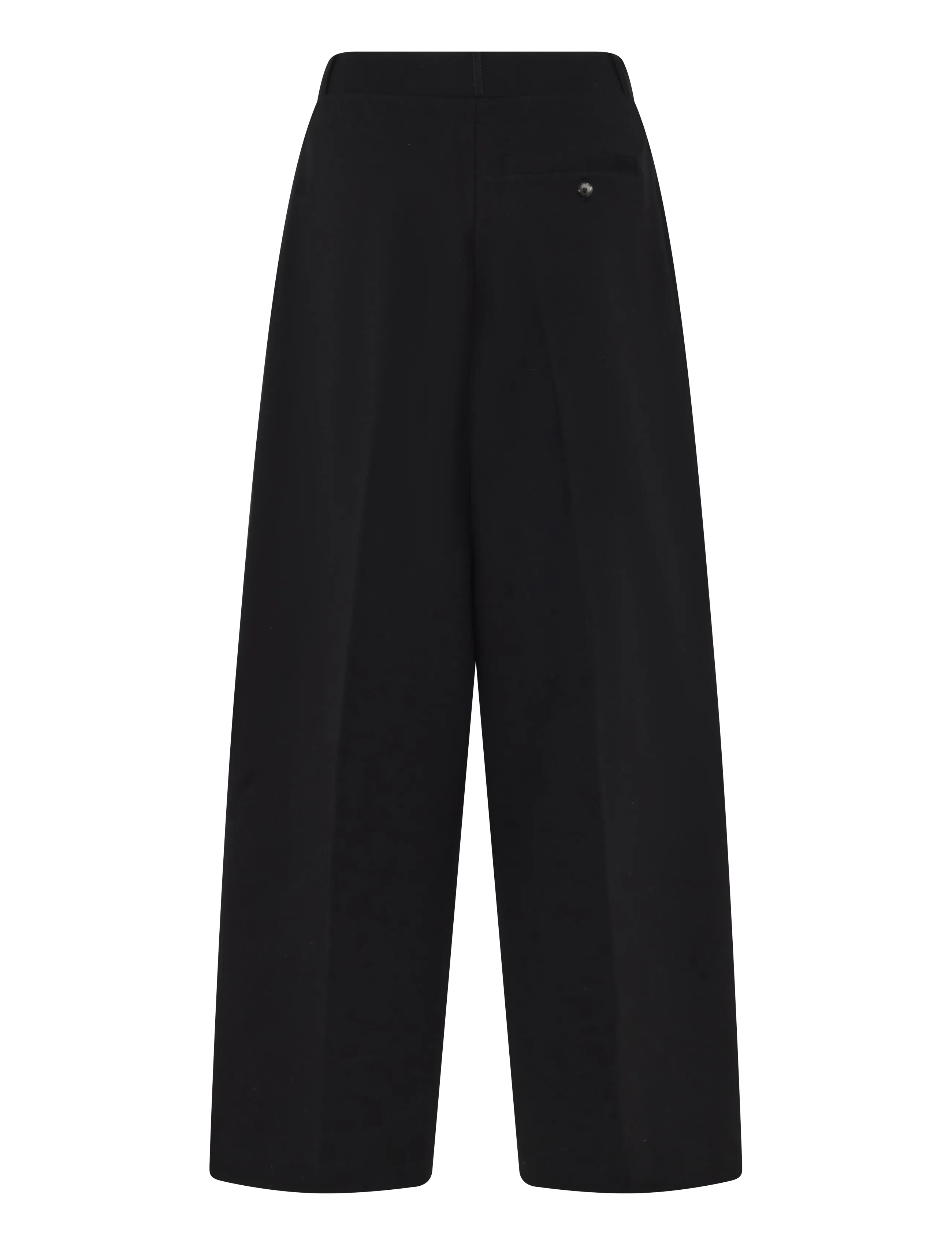 Residus - LESTER PANTS - hosen mit weitem bein - black - 1