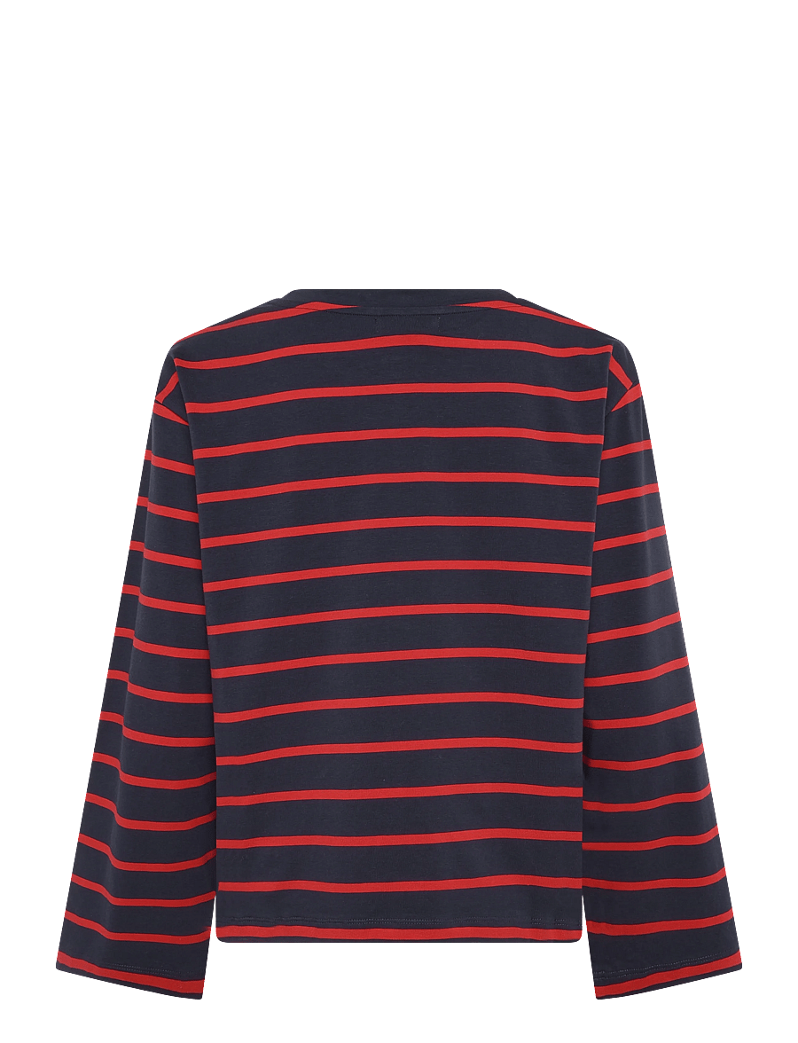Residus - THIR TOP - langærmede toppe - navy stripe - 1