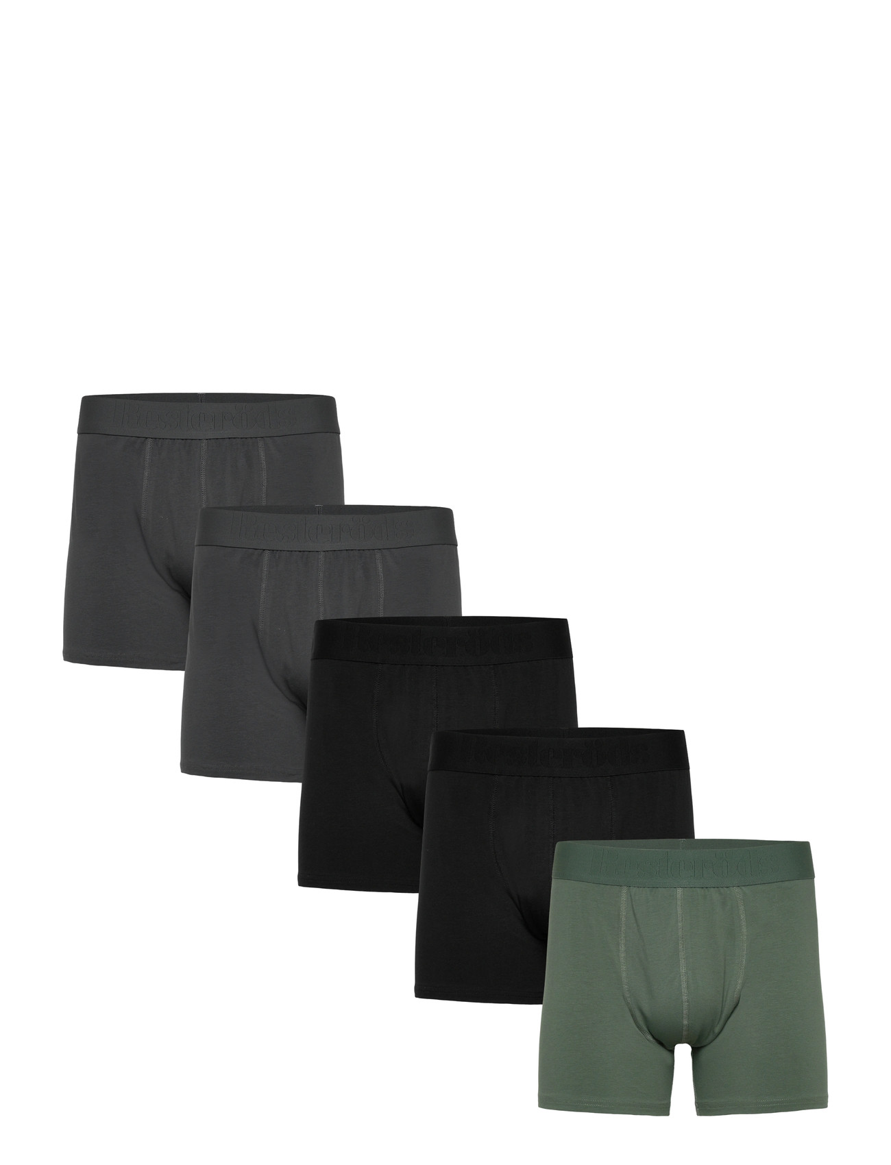 Resteröds Rtgunnar Cotton 5-Pack - Grey - S