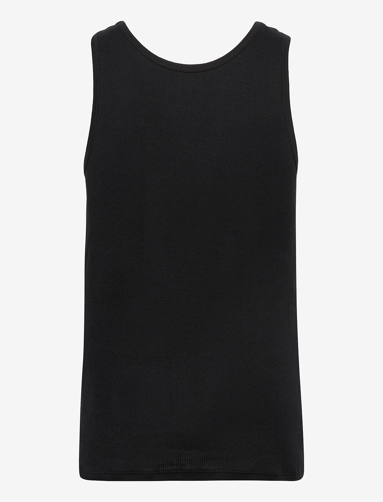 Resteröds - ORIGINALribtank2-pack GOTS - tank tops - svart - 1