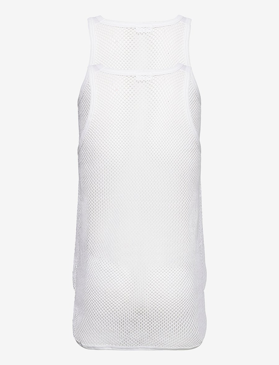 Resteröds - Brynje grovmasket singlet 2-pa - sleeveless shirts - vit - 1