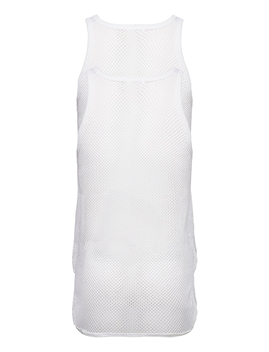 Resteröds - Brynje grovmasket singlet 2-pa - sleeveless shirts - vit - 2