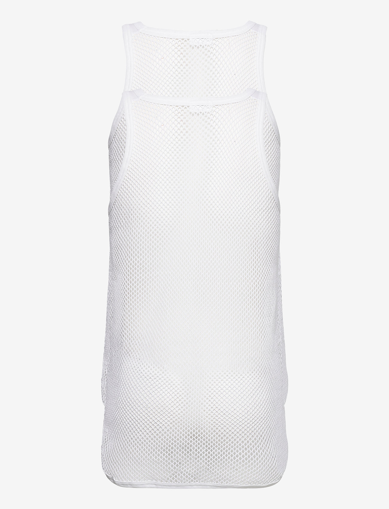 Resteröds - Brynje grovmasket singlet 2-pa - linnen - vit - 1