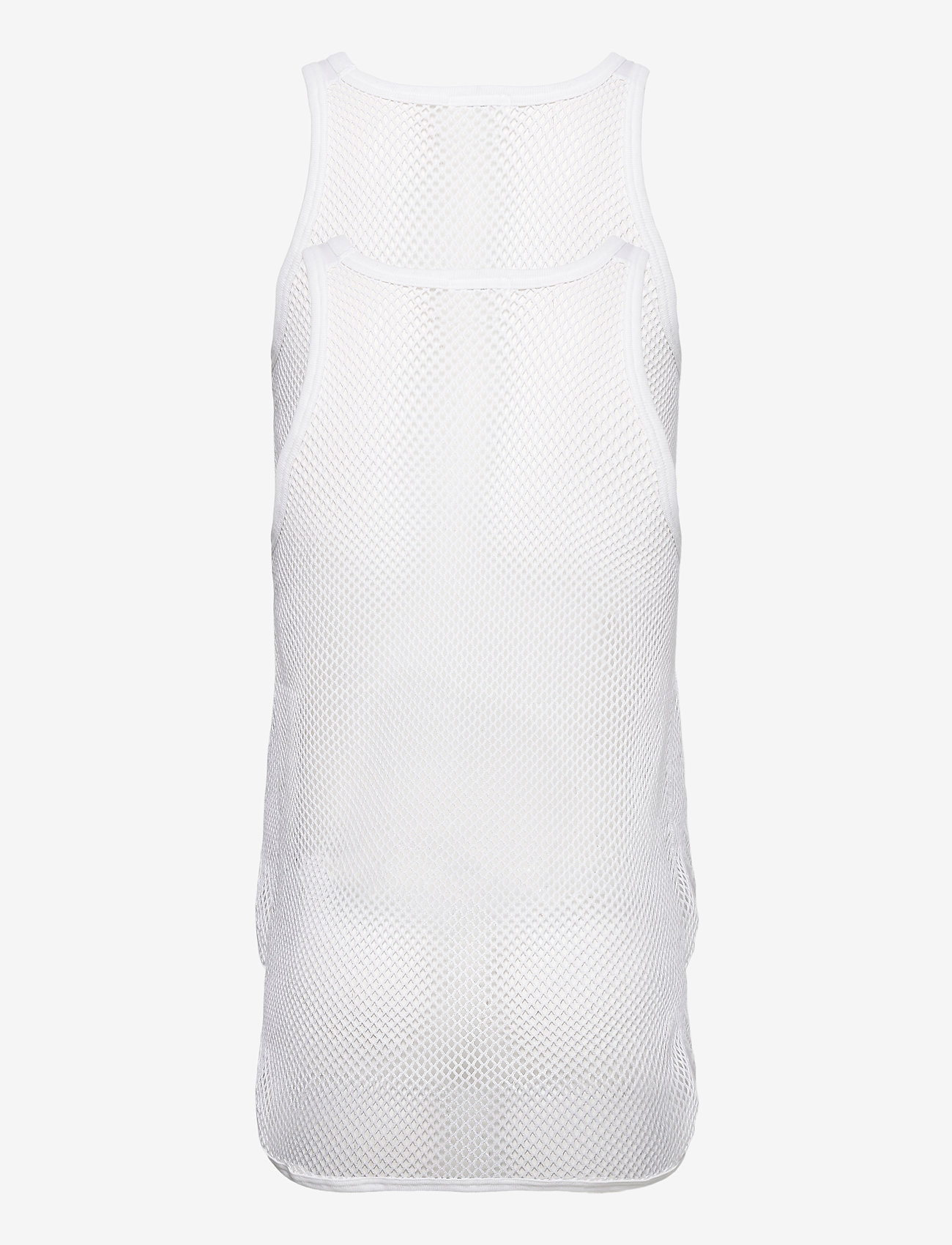 Resteröds - Brynje grovmasket singlet 2-pa - linnen - vit - 2