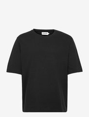 Resteröds - Mid sleeve solid - basis-t-skjorter - svart - 0