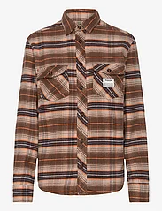 Resteröds - Resteröds Flannel shirt - heren - brun - 0