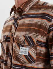 Resteröds - Resteröds Flannel shirt - vīriešiem - brun - 6