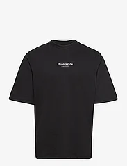 Resteröds - Logo Mid Sleeve Tee GOTS - t-shirts - svart - 0