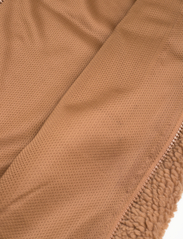Resteröds - Panel Zip Fleece - sweatshirts - brun - 9