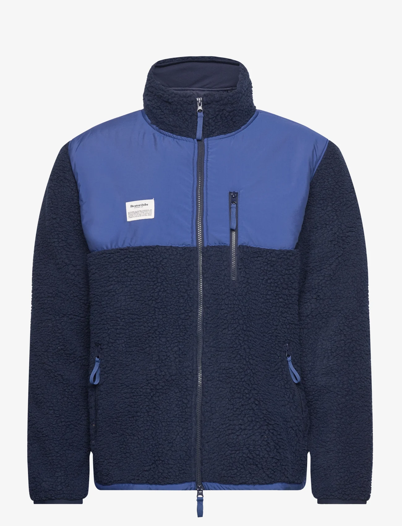 Resteröds - Panel Zip Fleece - dressipluusid - navy - 0