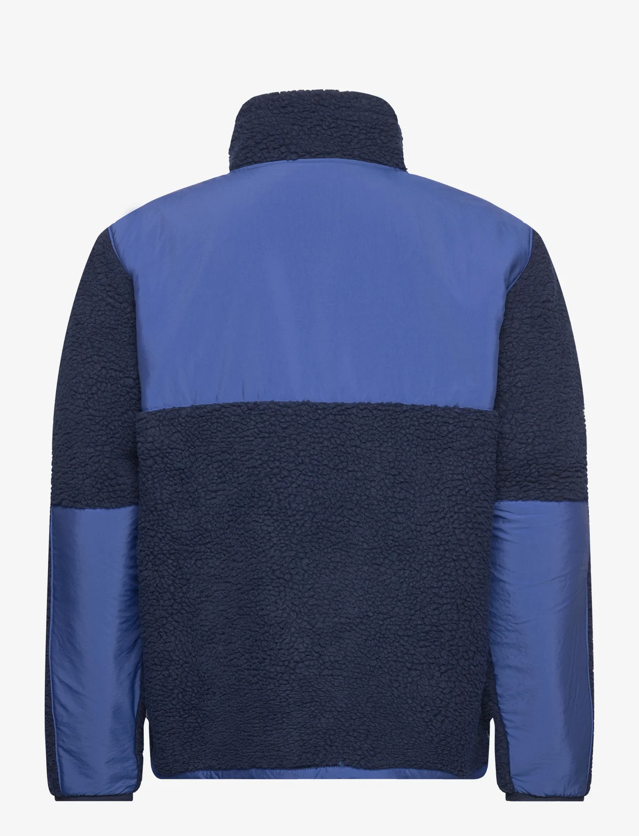 Resteröds - Panel Zip Fleece - sweatshirts - navy - 1