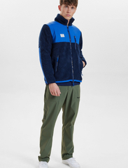 Resteröds - Panel Zip Fleece - truien en hoodies - navy - 2