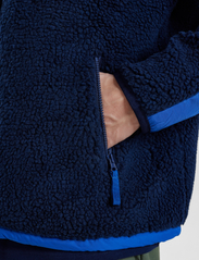 Resteröds - Panel Zip Fleece - truien en hoodies - navy - 6