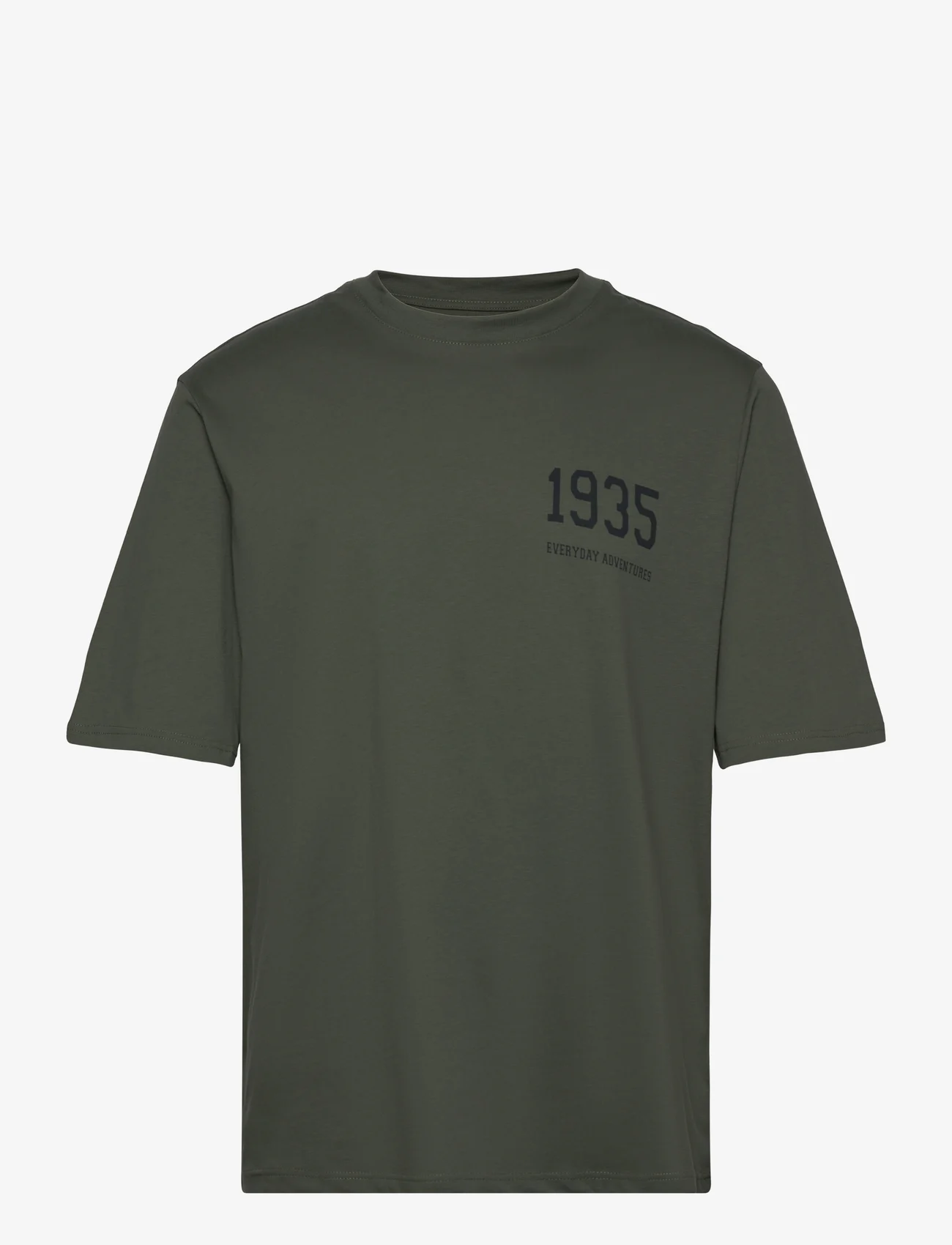 Resteröds - Mid Sleeve Tee 1935 GOTS - t-shirts - grÖn - 0