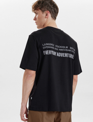 Resteröds - Mid Sleeve Tee 1935 GOTS - kortärmade t-shirts - svart - 4