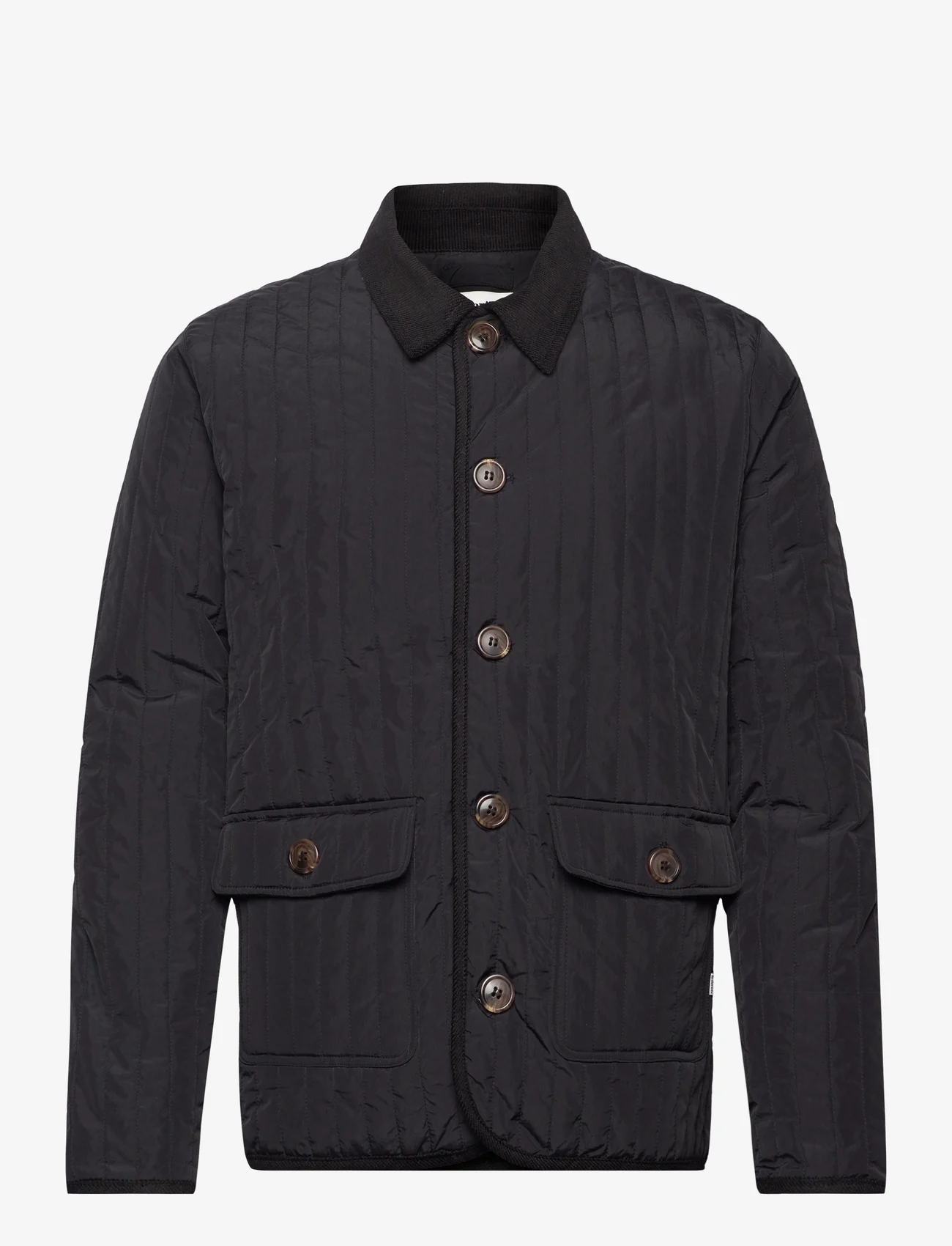 Resteröds - Quilted Jacket - spring jackets - svart - 0