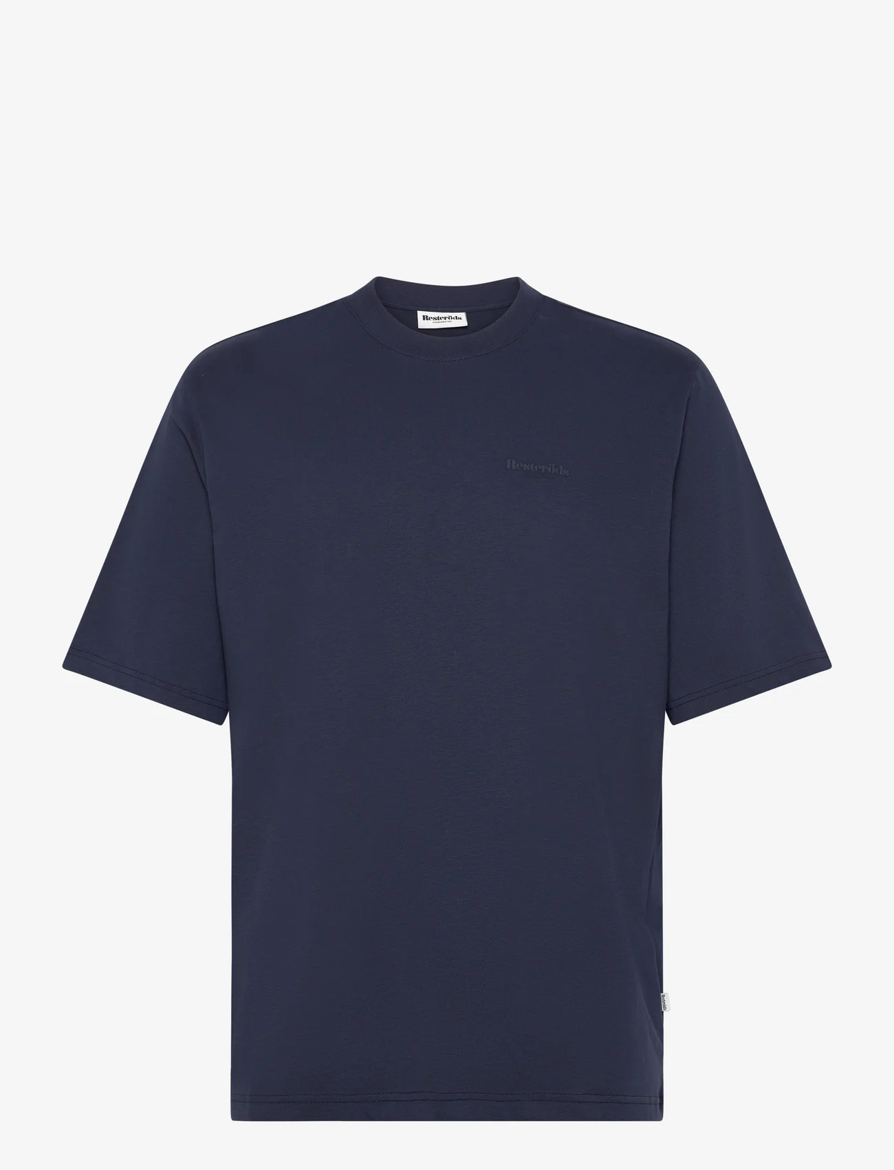 Resteröds - Mid Sleeve T-Shirt GOTS. - kortærmede t-shirts - navy - 0