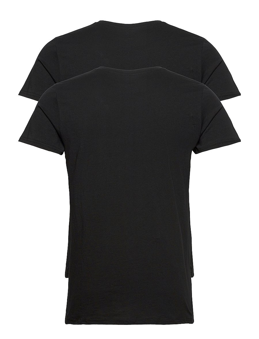 Resteröds - RT ORGANIC COTTON 2-PACK TEE - multipack t-shirts - black - 1