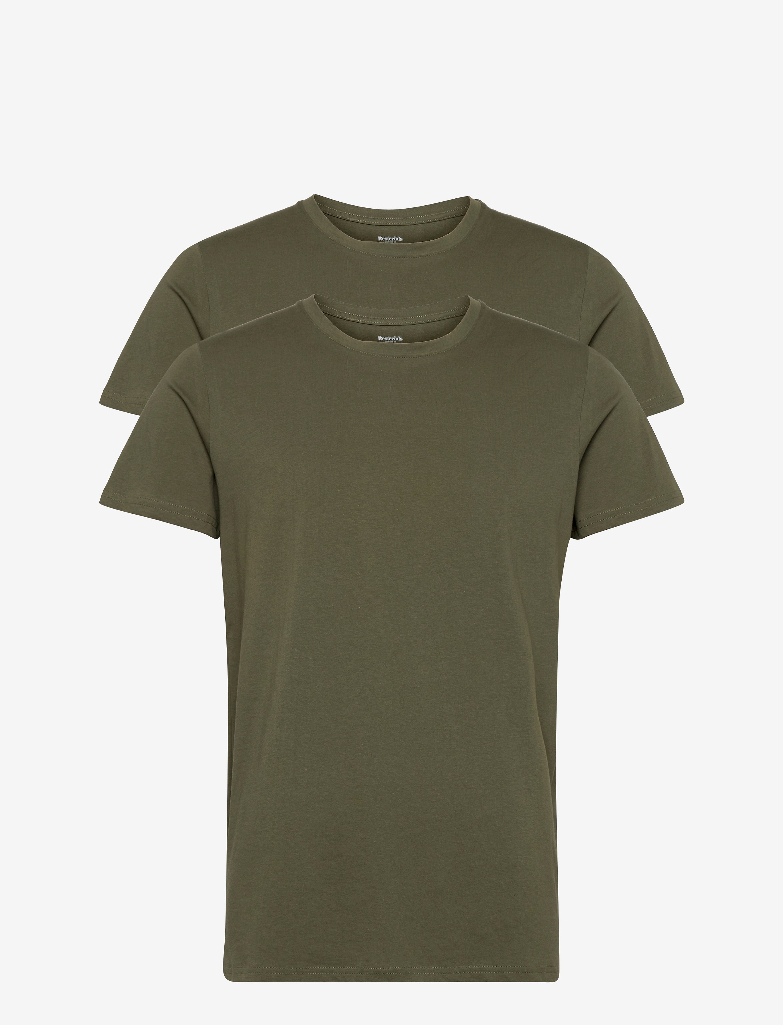 Resteröds RT ORGANIC COTTON 2-PACK TEE - T-Shirts - GRöN / green