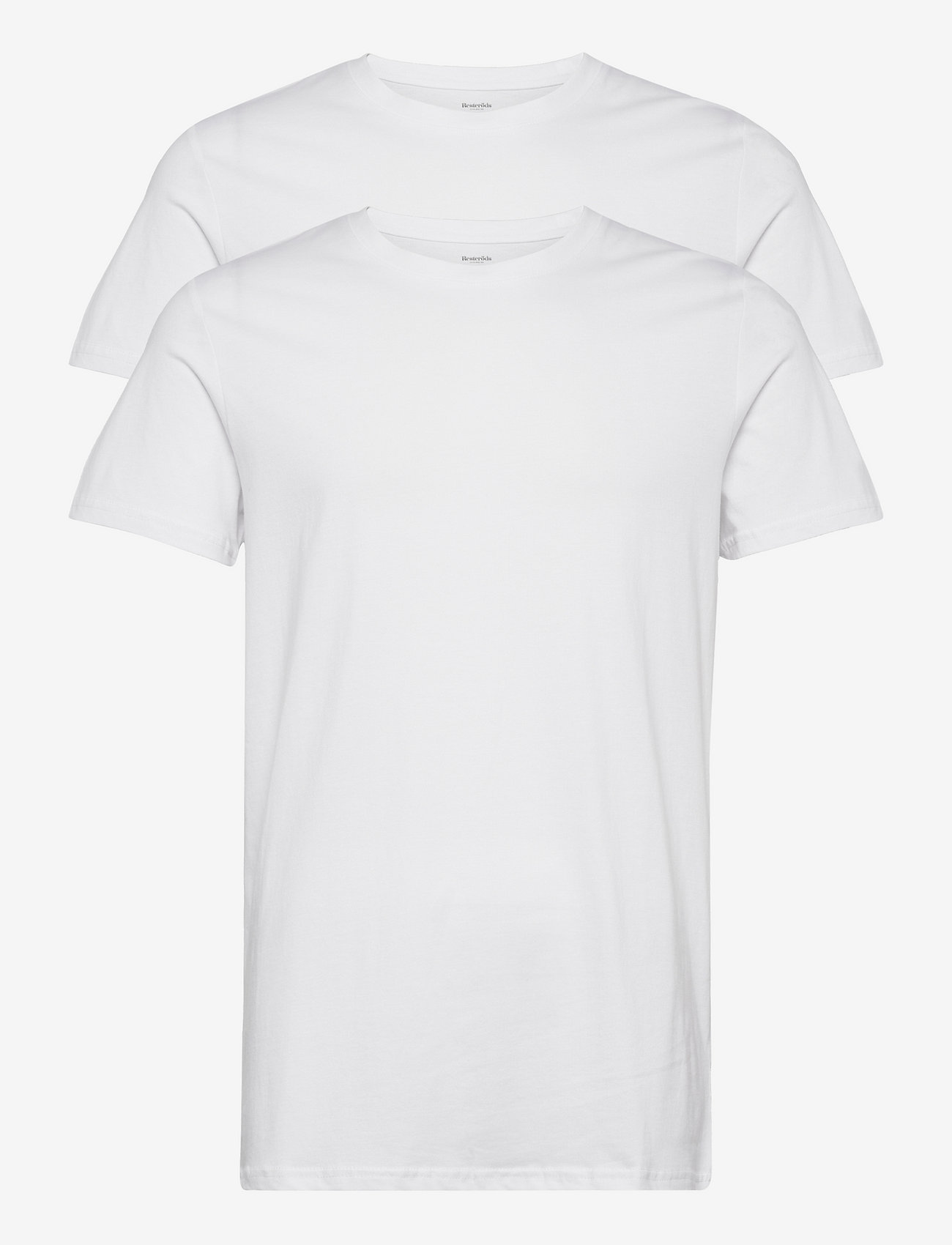 Resteröds - RT ORGANIC COTTON 2-PACK TEE - kortærmede t-shirts - white - 0