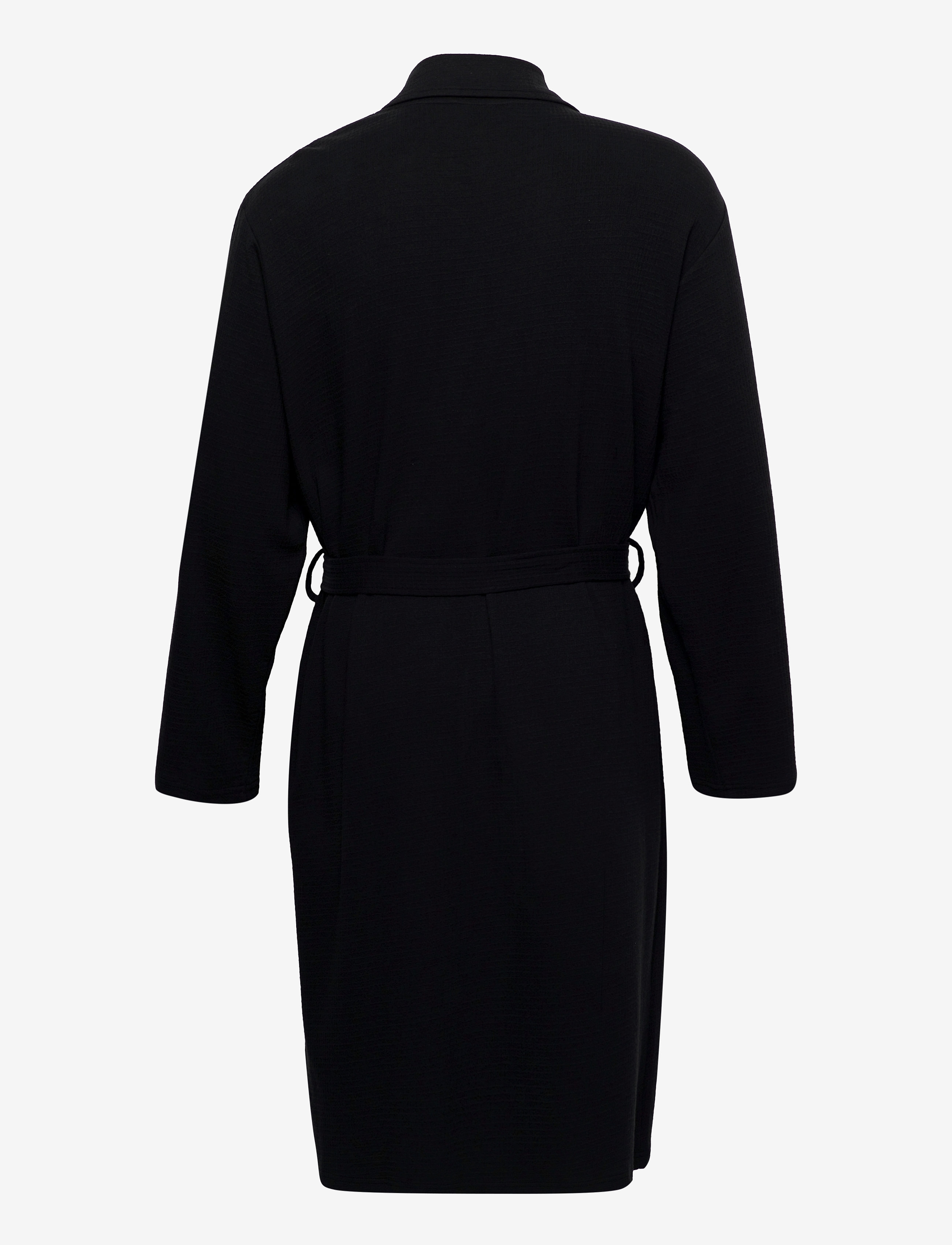 Resteröds - Resteröds Bathrobe Org. cotton - black - 1