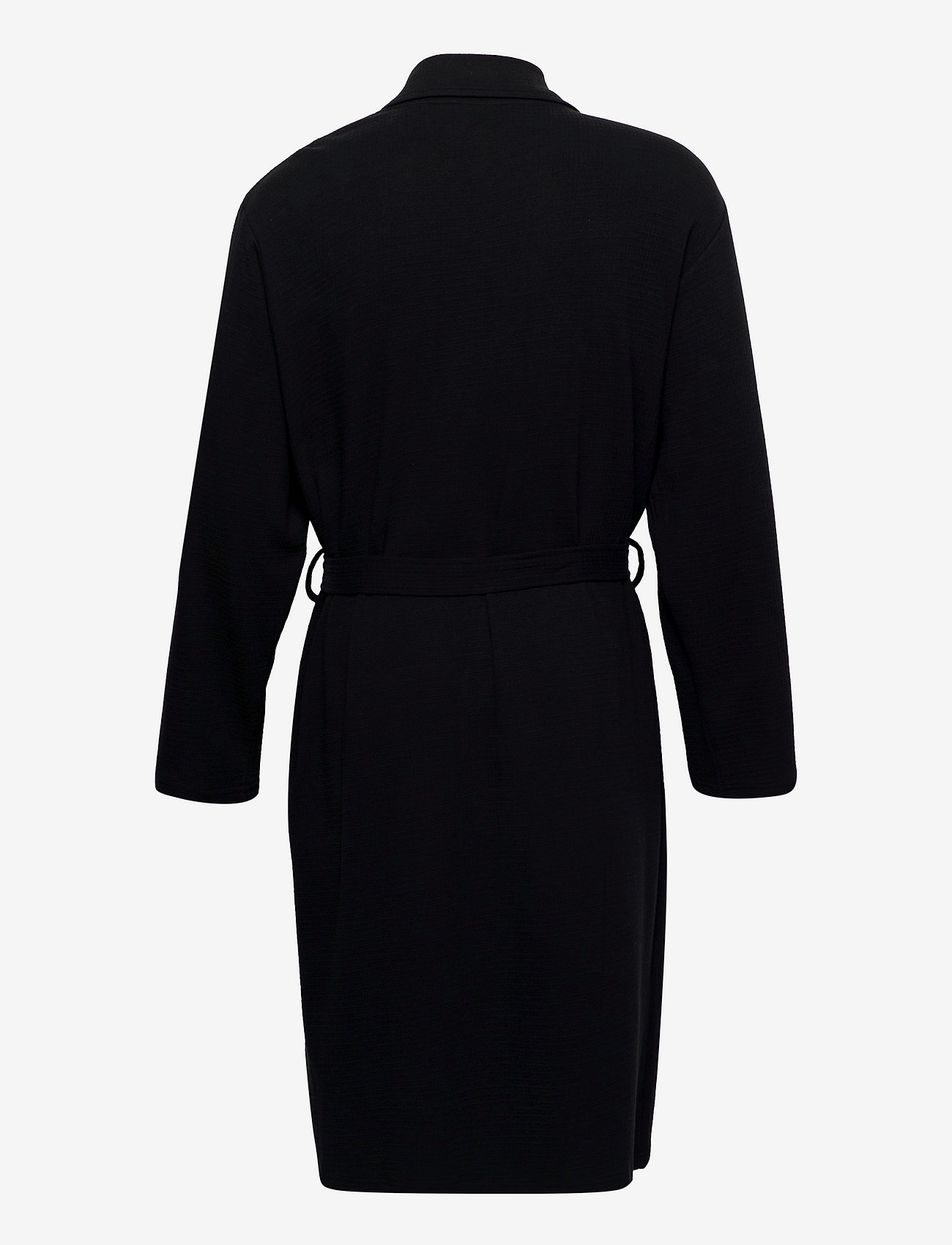 Resteröds - Resteröds Bathrobe Org. cotton - black - 1