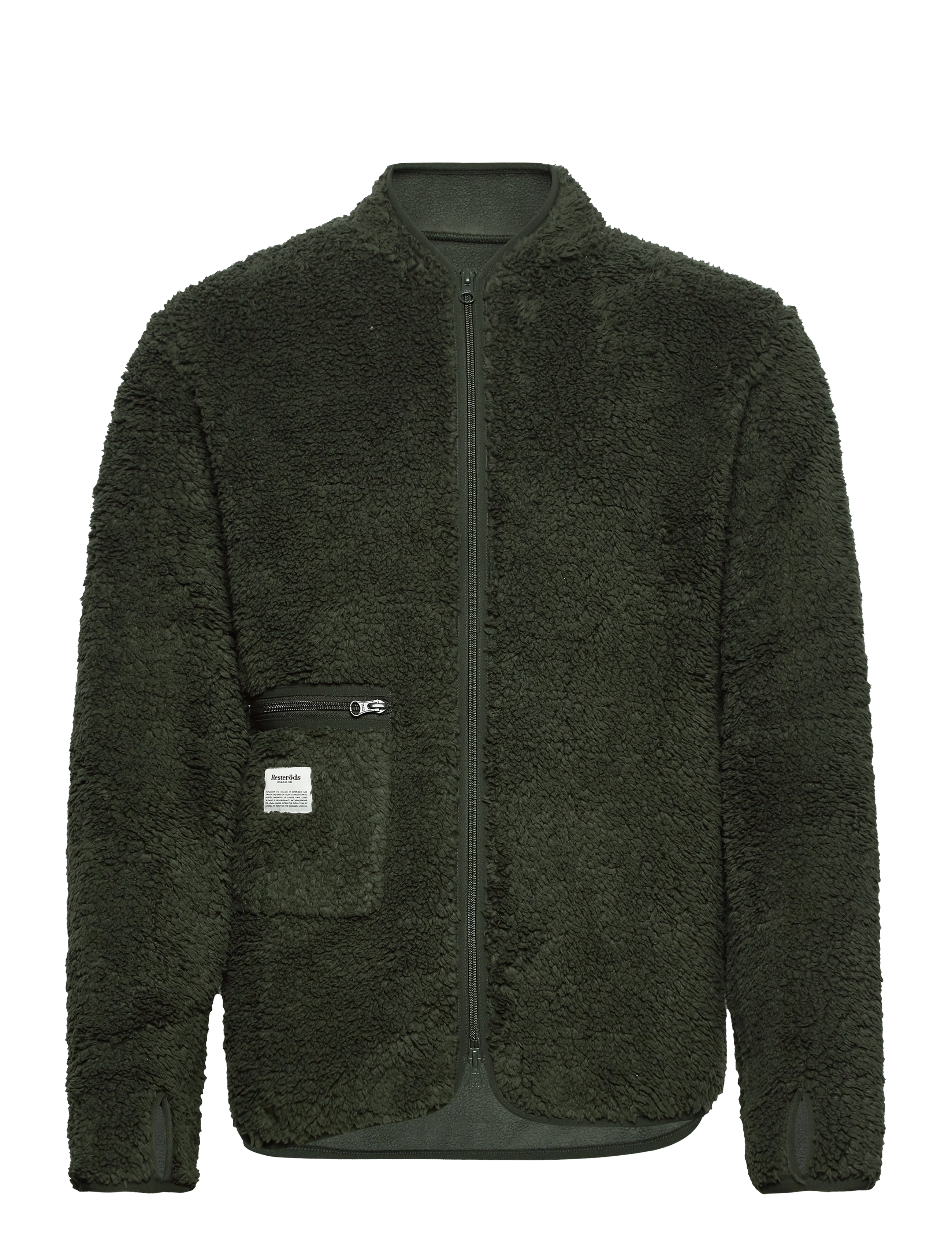 RESTERÖDS Original Fleece Jacke Recycle Grün - XS - Herren