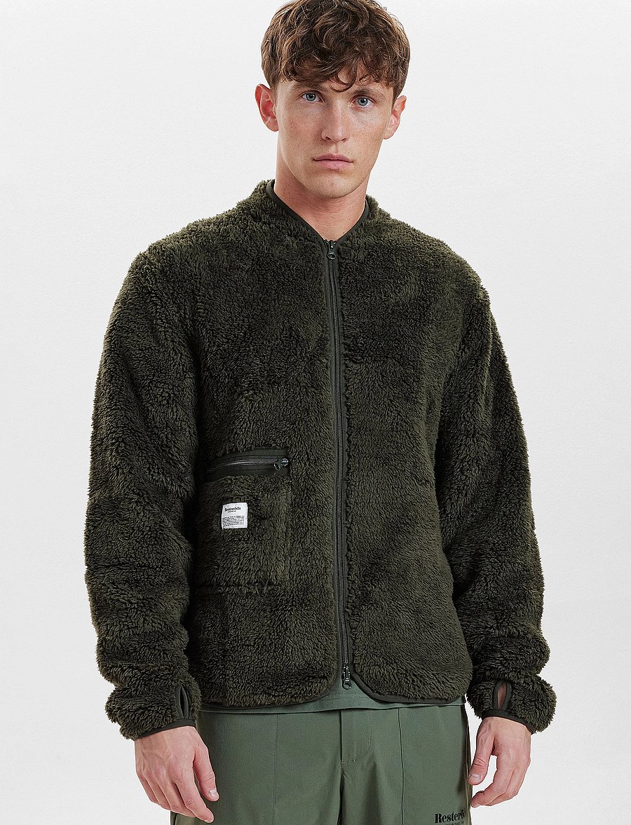 Resteröds - Original Fleece Jacket Recycle - teddytröjor - green3 - 3
