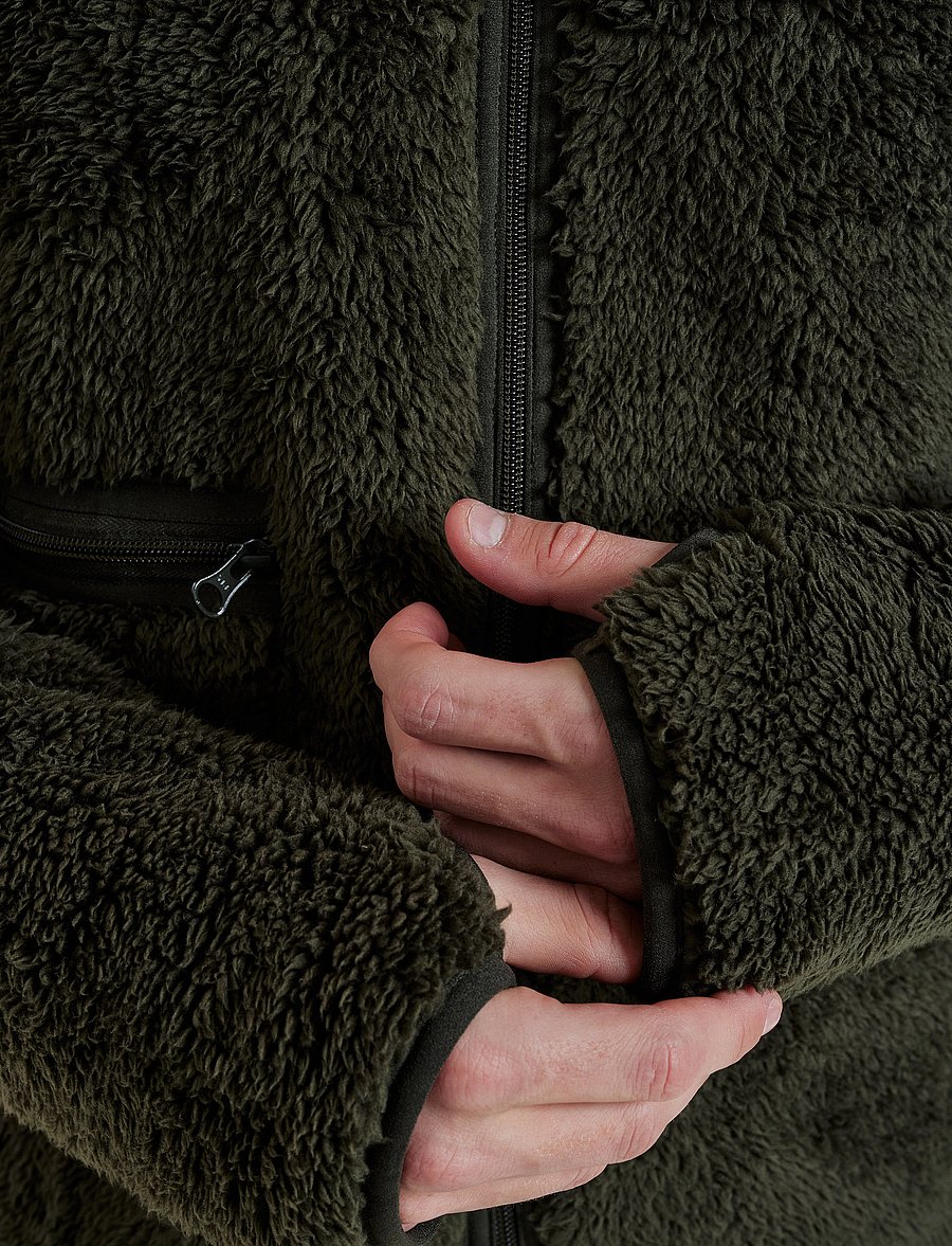 Resteröds - Original Fleece Jacket Recycle - teddytröjor - green3 - 5