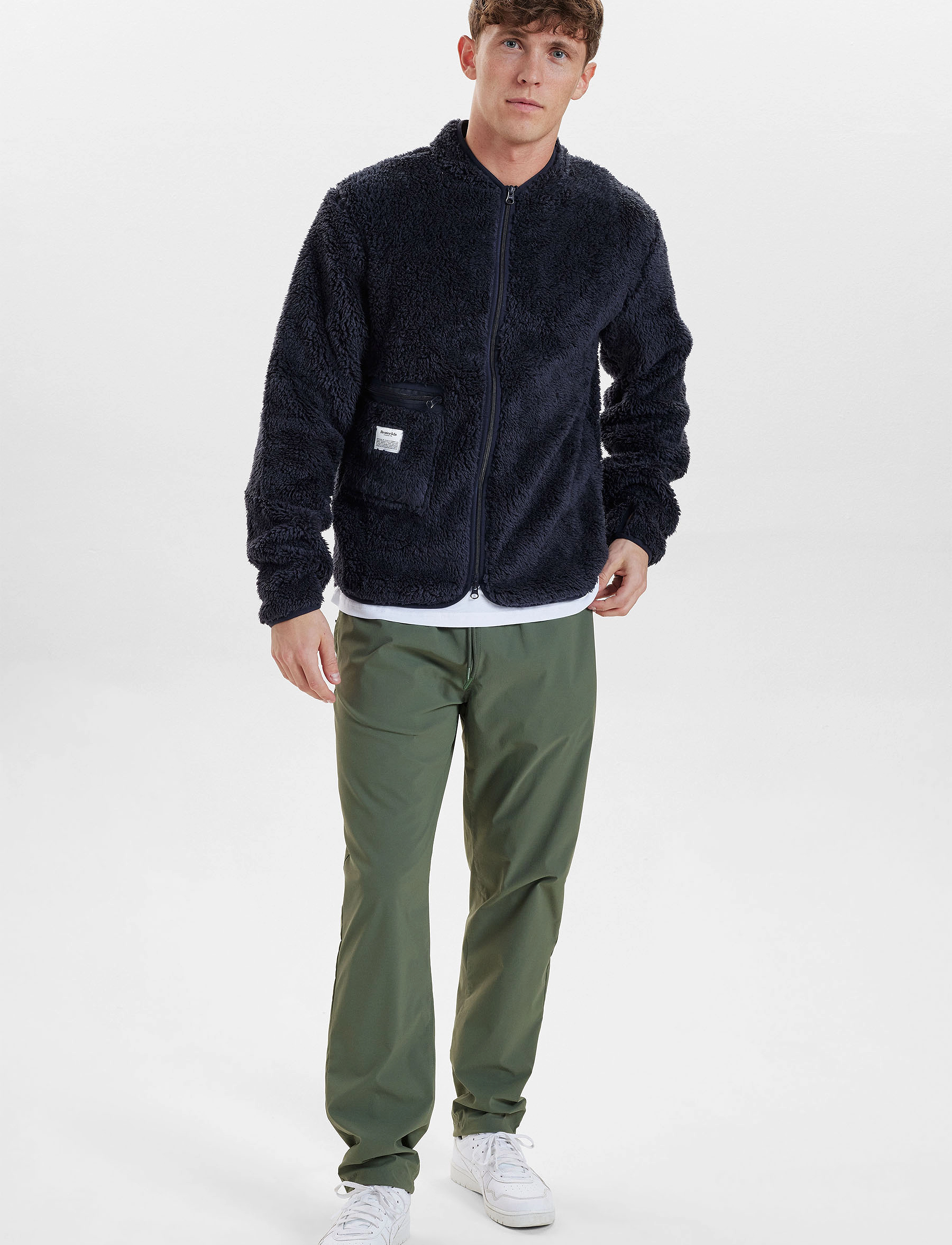 Resteröds Original Fleece Jacket Recycle - Riided - NAVY / blue