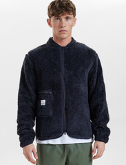 Resteröds - Original Fleece Jacket Recycle - sporta džemperi - navy - 3