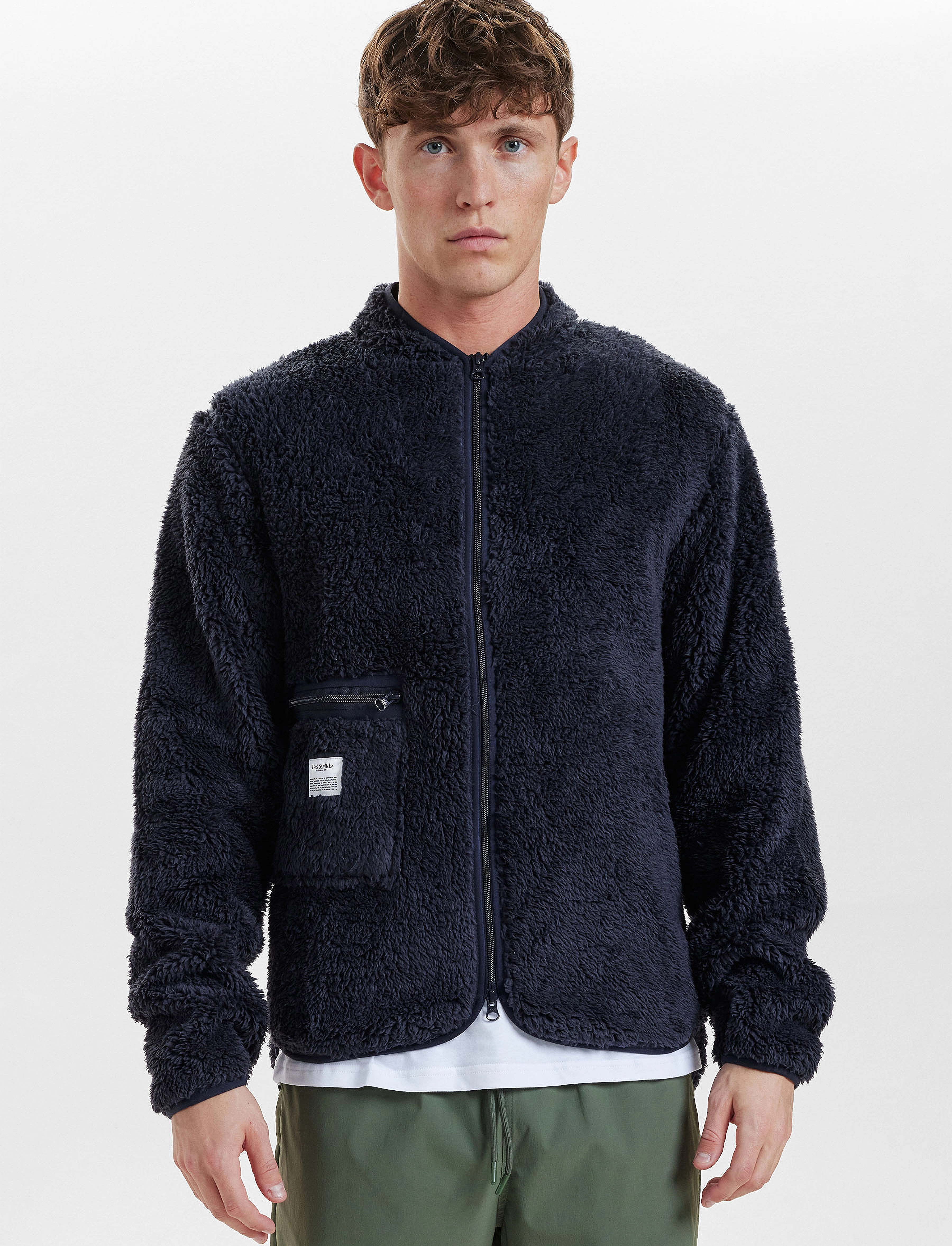 Resteröds - Original Fleece Jacket Recycle - fleece-pullover - navy - 3