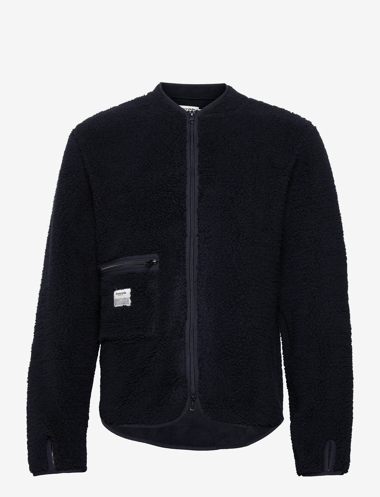 Resteröds - Original Fleece Jacket Recycle - dressipluusid - svart - 0