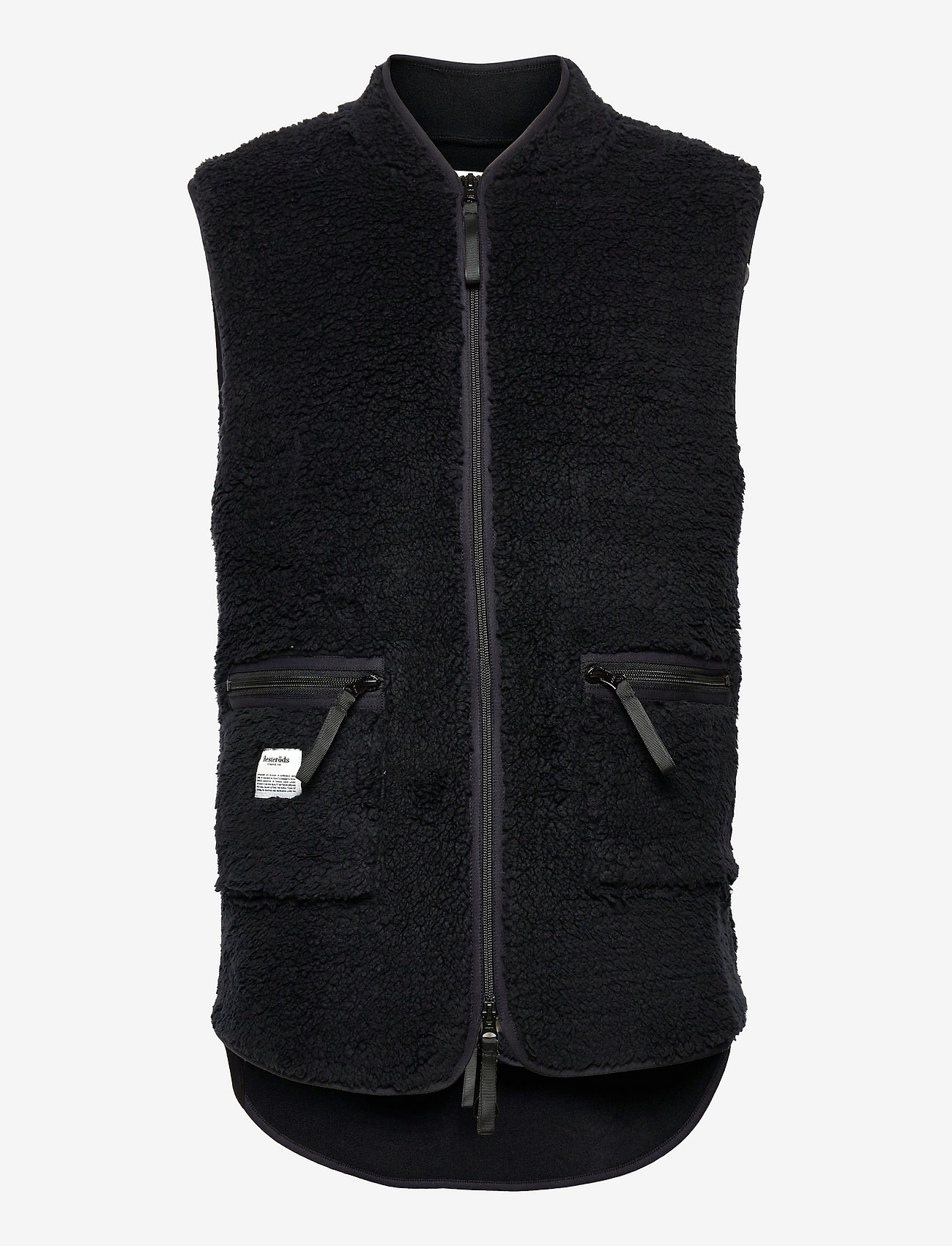 Resteröds - Fleece Vest Recycled - vests - svart - 1