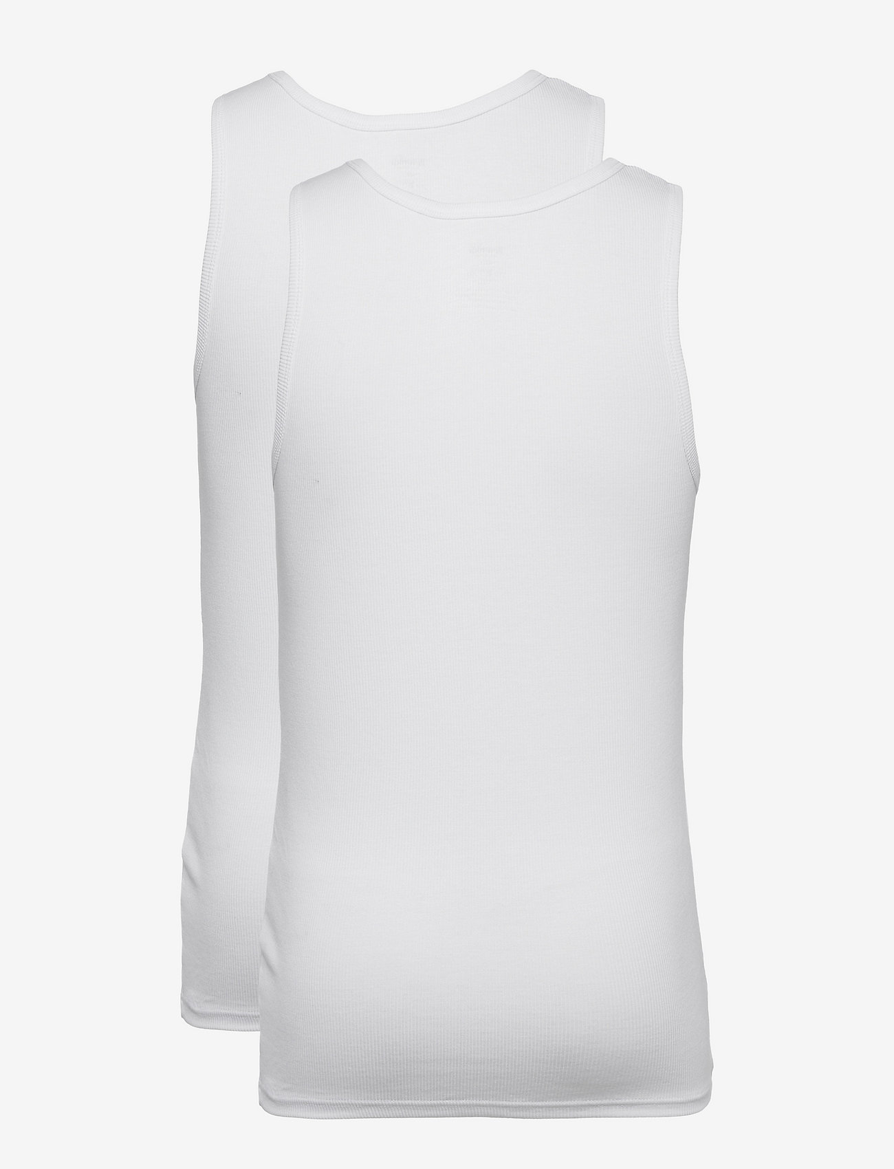 Resteröds - Tanktop 2-Pack Bamboo FSC - linnen - vit - 1
