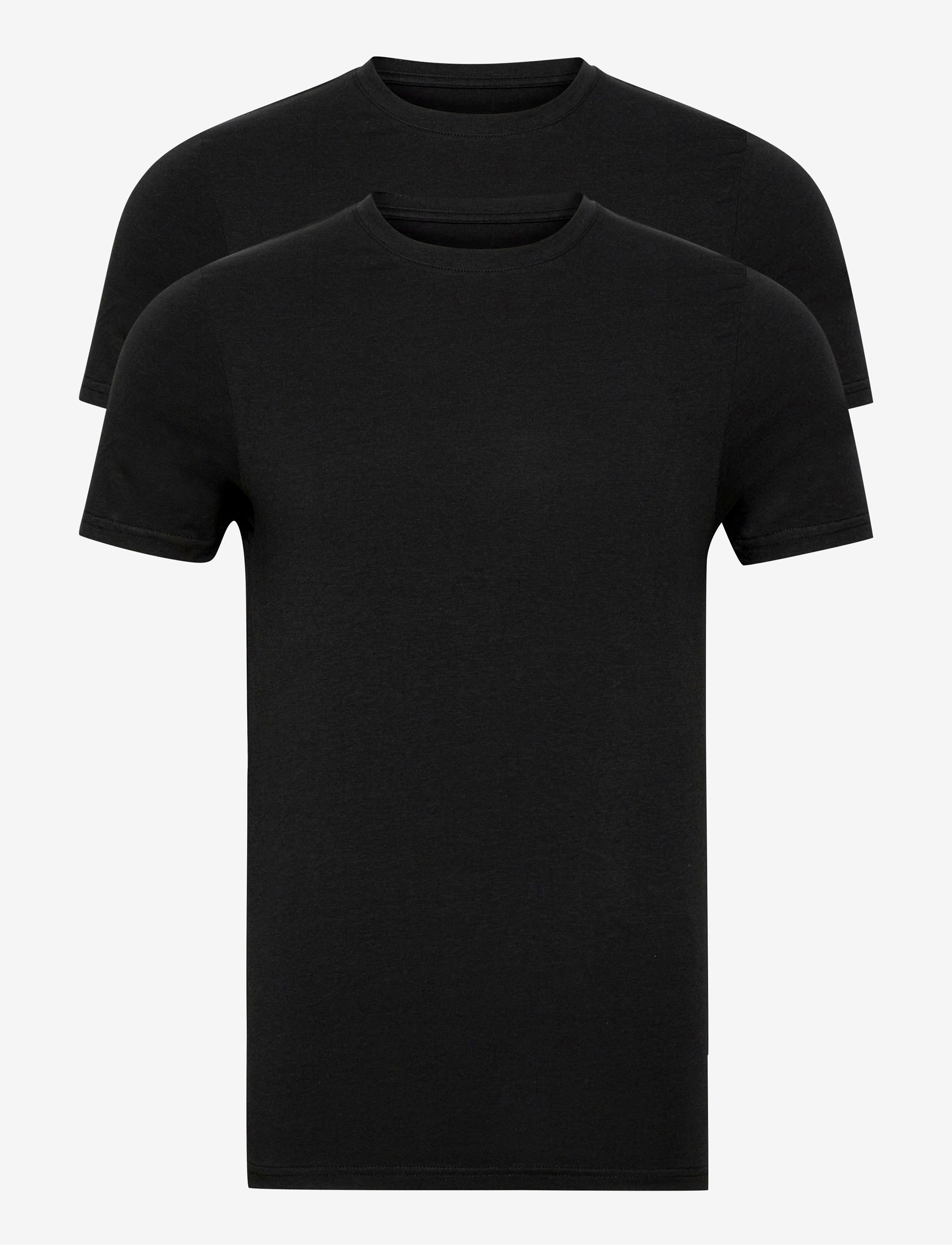 Resteröds Tee 2-Pack Bamboo, L, T-shirts, Schwarz - Short-sleeved, Männerswear